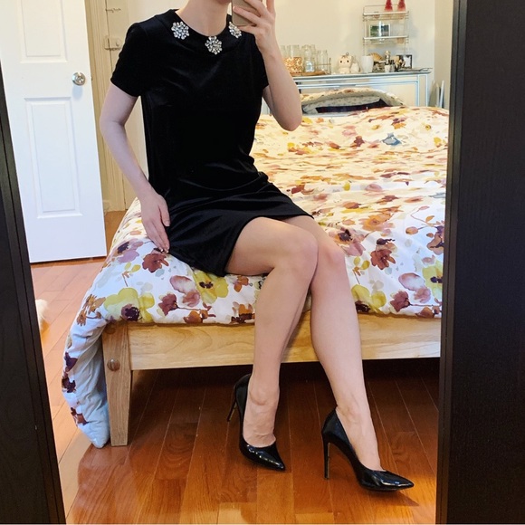 Michael Kors Velvet Snowflake Dress - Picture 5 of 8